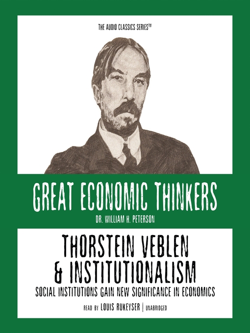 Title details for Thorstein Veblen and Institutionalism by William Peterson - Available
